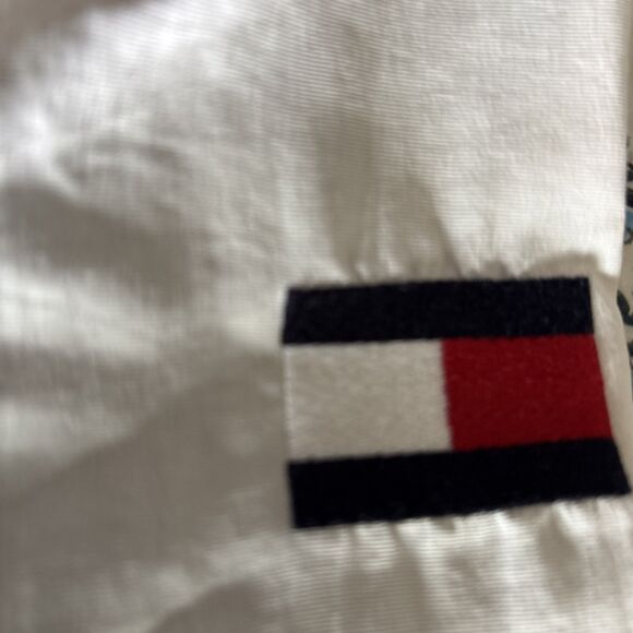 Tommy Hilfiger TH85 Colorblock Hooded Jacket Size Small Petite Blue White NWOT - Picture 13 of 16